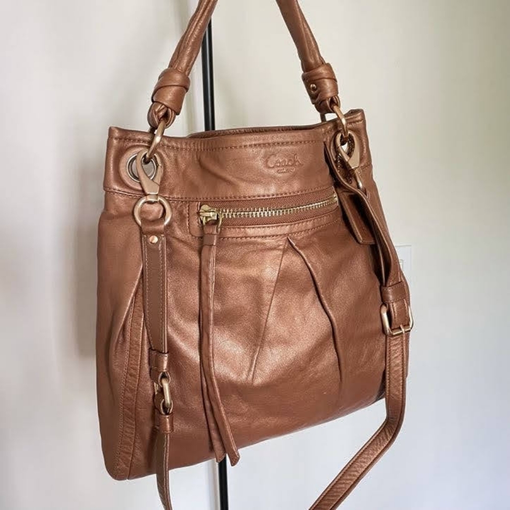 Coach Tan Crossbody/Hobo Bag